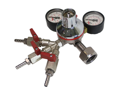 Вуглекислотний редуктор Со2 на 3 виходи TM Micromatik, новий