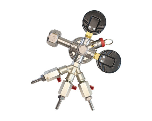 Вуглекислотний редуктор Со2 на 3 виходи TM Micromatik, новий