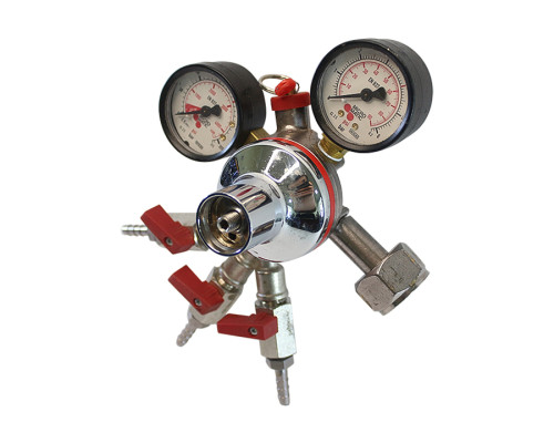 Вуглекислотний редуктор Со2 на 3 виходи TM Micromatik, новий