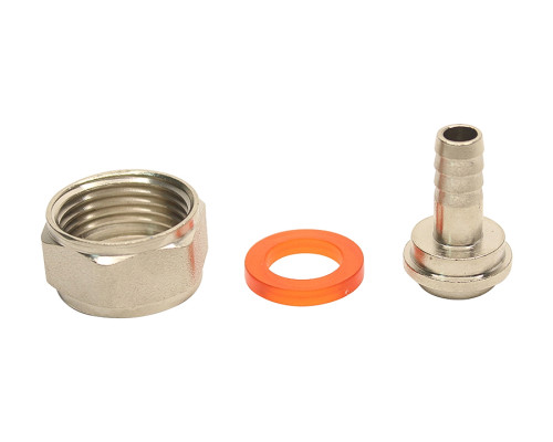 Штуцер 5/8 прямий металевий