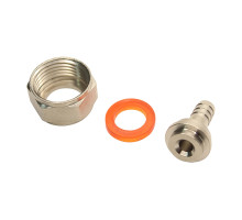 Штуцер 5/8 прямий металевий