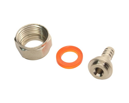 Штуцер 5/8 прямий металевий