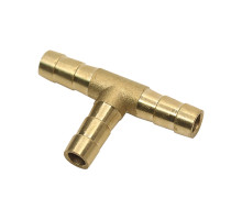 З'єднувач Т-подібний латунь 8мм (шланг/шланг/шланг)