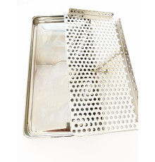 Краплізбірник металевий розмір 404*211*10мм, б/в