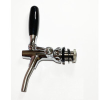 Пивний кран із компенсатором хром, різьба 5 / 8х35х10  ТМ Celli, новий