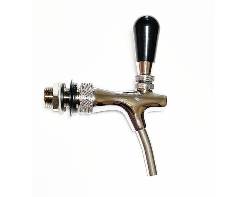 Пивний кран із компенсатором хром, різьба 5 / 8х35х10 ТМ Ubc, новий