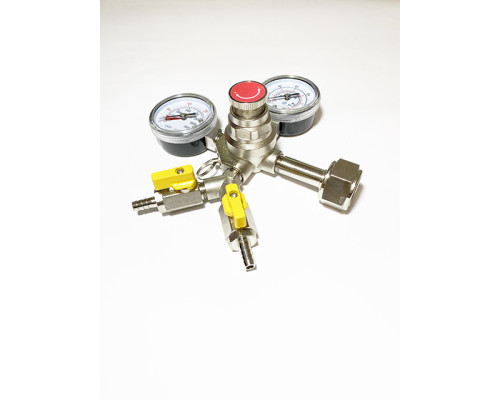 Вуглекислотний редуктор Со2 на 2 виходи TM KIT