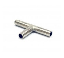 З'єднувач Т-подібний хром 8мм (шланг/шланг/шланг)