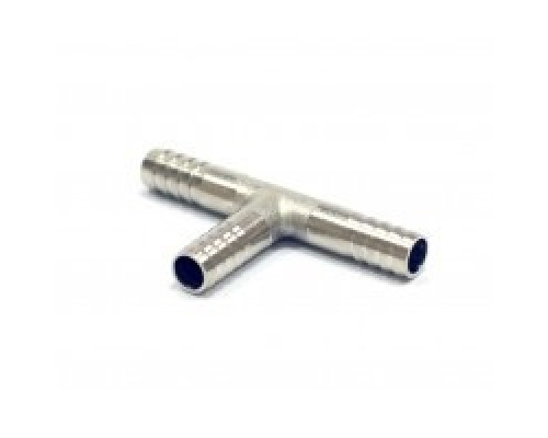 З'єднувач Т-подібний хром 8мм (шланг/шланг/шланг)